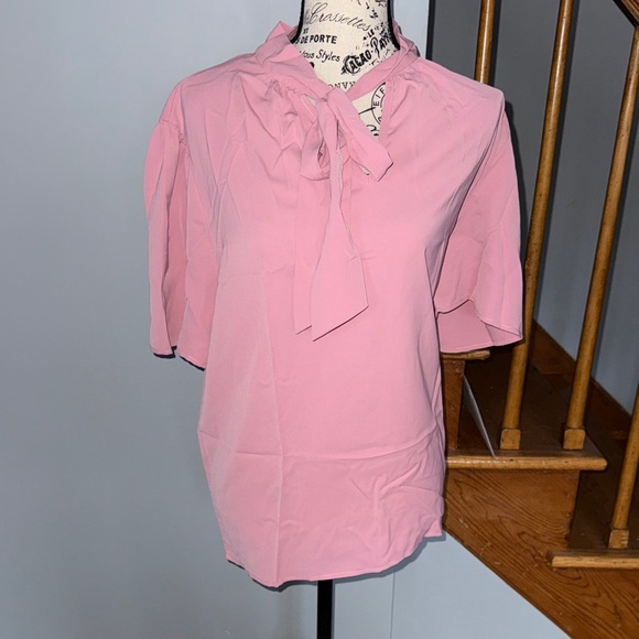 rooscier Tops - Elegant Pink Women's Top